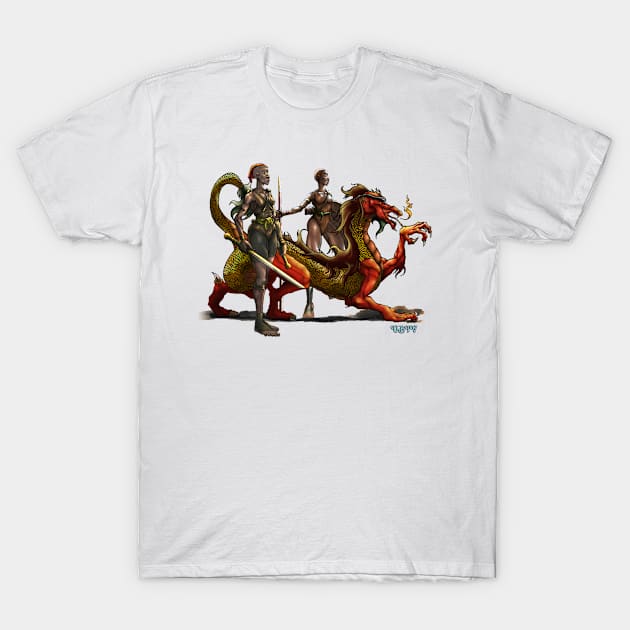 On the Hunt T-Shirt by UBiv Art Gallery